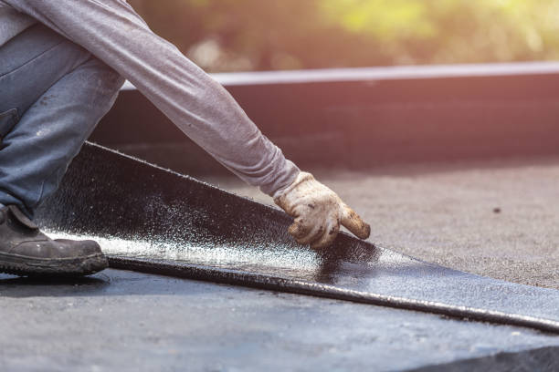 Professional Basement Waterproofing technician working in Line Lexington, PA